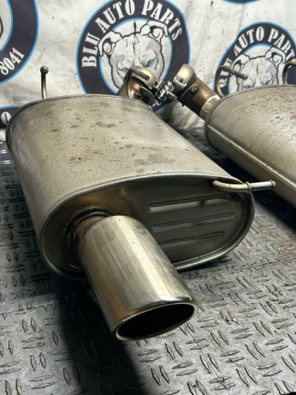 2013-14 Ford Mustang GT OEM Mufflers RH LH 32k Miles