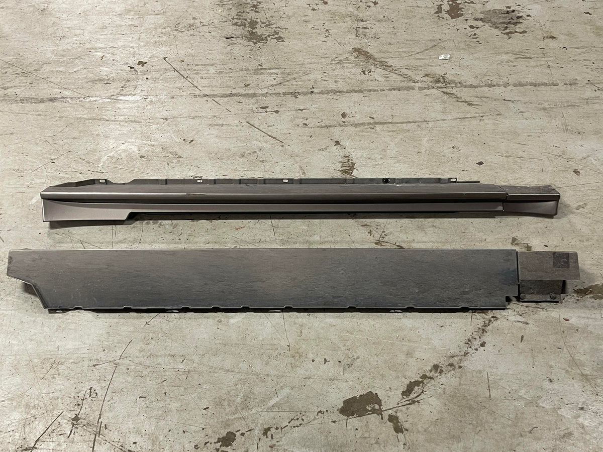 1999-04 Ford Mustang Skirts Pair LH RH Mineral Gray Paint Code TK 302