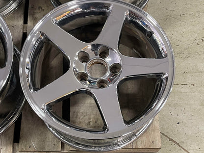 2003-04 Ford Mustang SVT Cobra OEM Chrome Wheel Set 315