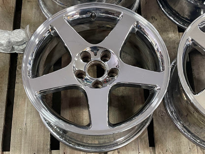 2003-04 Ford Mustang SVT Cobra OEM Chrome Wheel Set 315