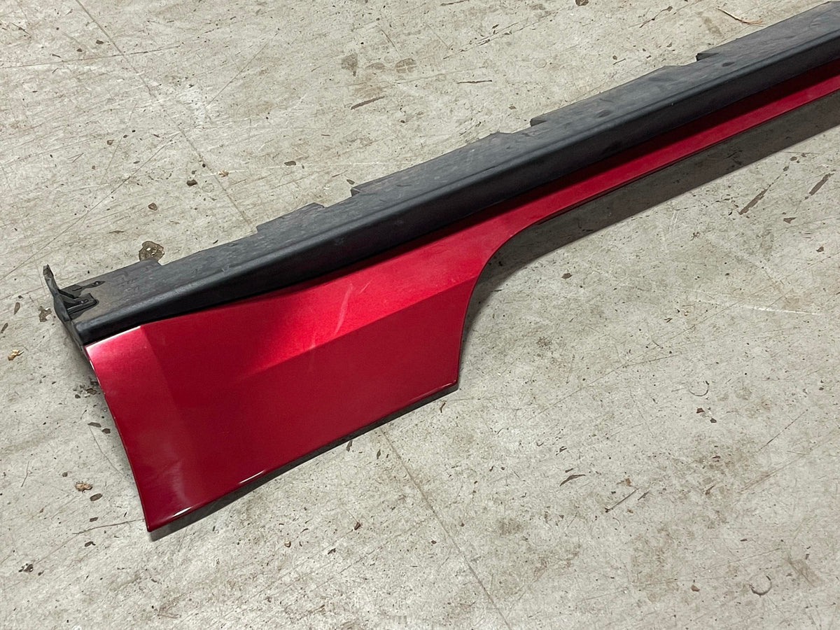 2015-23 Ford Mustang Driver LH Rocker Side Skirt Ruby Red Paint Code RR 319