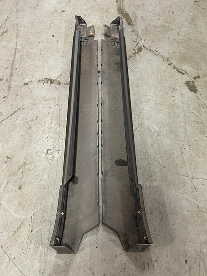 1999-04 Ford Mustang Skirts Pair LH RH Mineral Gray Paint Code TK 302