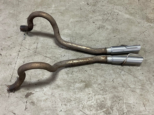 1999-04 Ford Mustang GT TailPipes w/ Tips- FOR SOLID REAR AXLE 298
