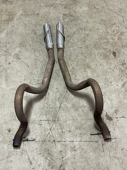 1999-04 Ford Mustang GT TailPipes w/ Tips- FOR SOLID REAR AXLE 298