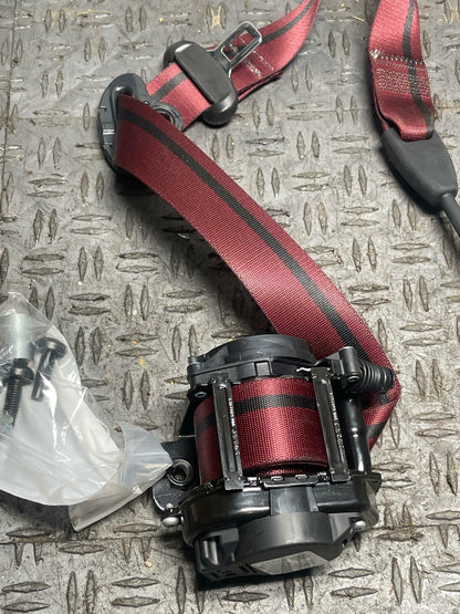 2024+ Ford Mustang Front Passenger RH Seat Belt (Carmine Red) 303
