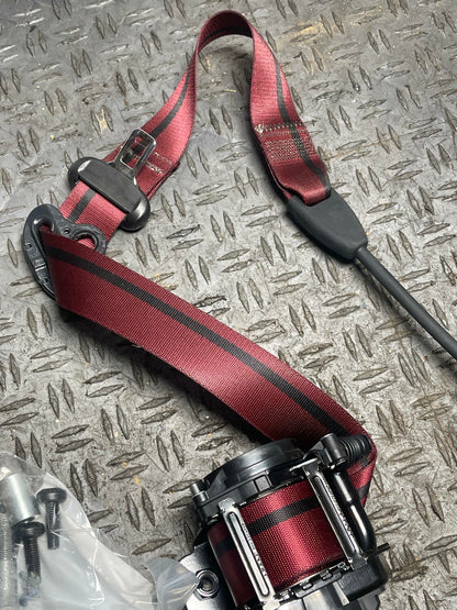 2024+ Ford Mustang Front Passenger RH Seat Belt (Carmine Red) 303