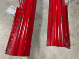 2004-06 Pontiac GTO Torrid Red Side Skirts Rocker Panels Left Right Pair 100