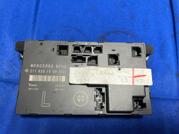 2003-09 Mercedes Benz W211 E55 E Class Front Left Driver Door Module 105