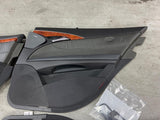 2003-06 Mercedes Benz W211 E55 Door Panel Set Charcoal and Woodgrain 099