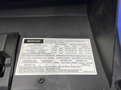 1994-98 Ford Mustang Black Glove Glove Box NICE 120