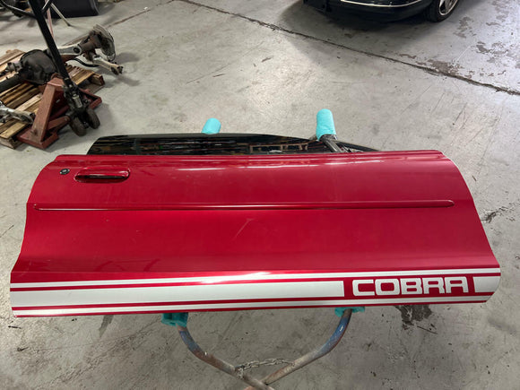 1994-98 Ford Mustang Laser Red Passenger Door Assembly 120