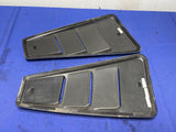 2005-14 Ford Mustang Kona Blue Roush Quarter Window Louvers 123
