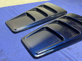 2005-14 Ford Mustang Kona Blue Roush Quarter Window Louvers 123