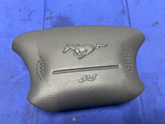 1999-04 Ford Mustang Dark Charcoal Pony Driver Steering Wheel Air Bag 126