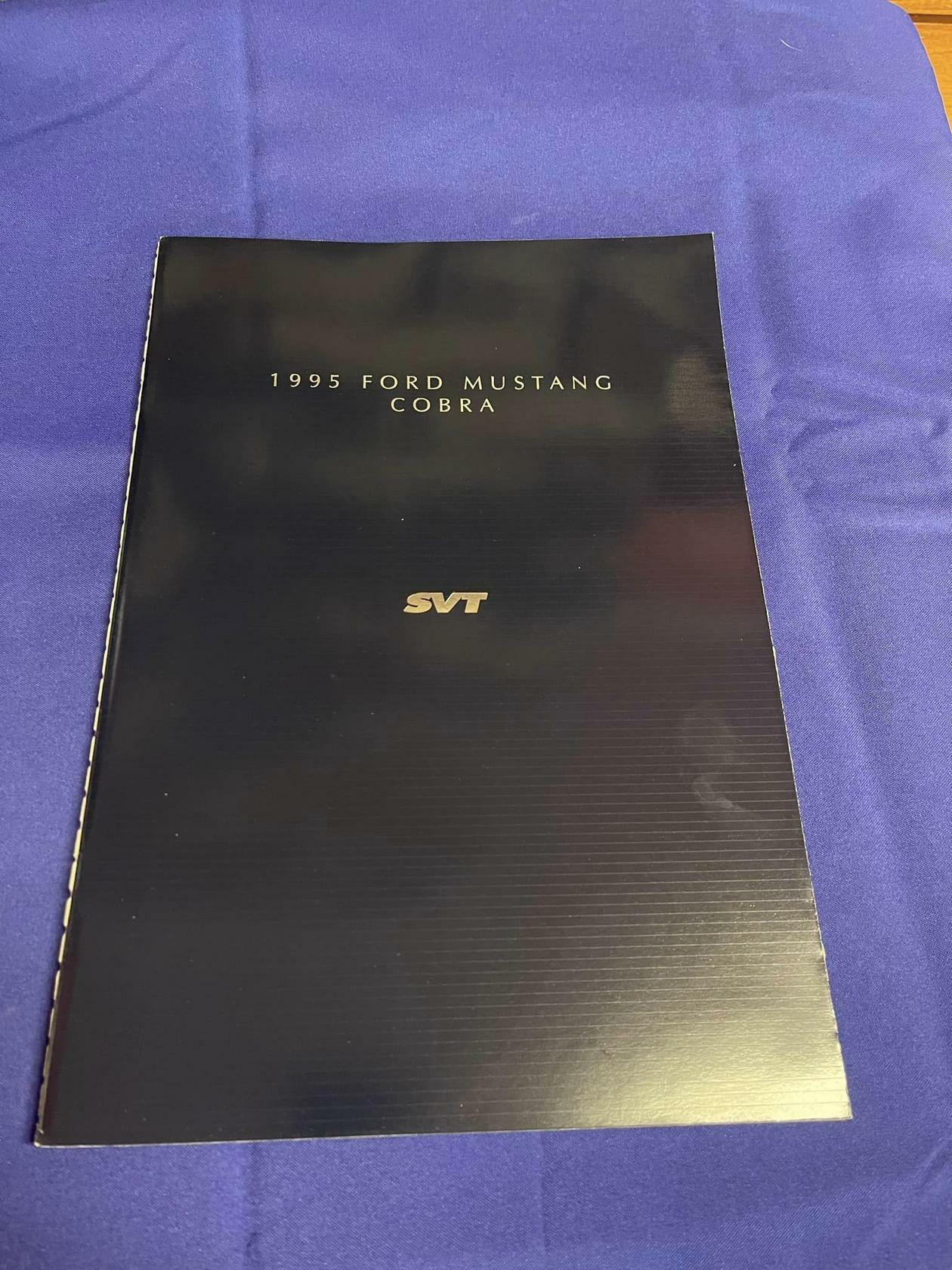 1995 SVT Cobra Dealer Brochure