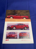 1996 SVT Cobra Dealer Card